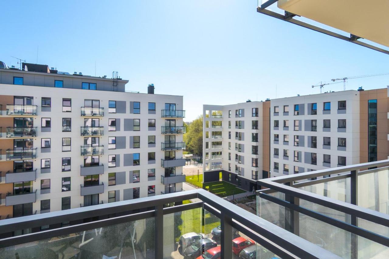 Osiedle Latarnikow Apartment With Parking Gdansk By Noclegi Renters Exteriör bild
